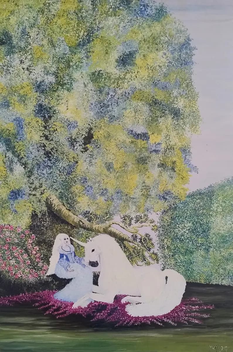 The Lady and the Unicorn by Malouca Metthe
