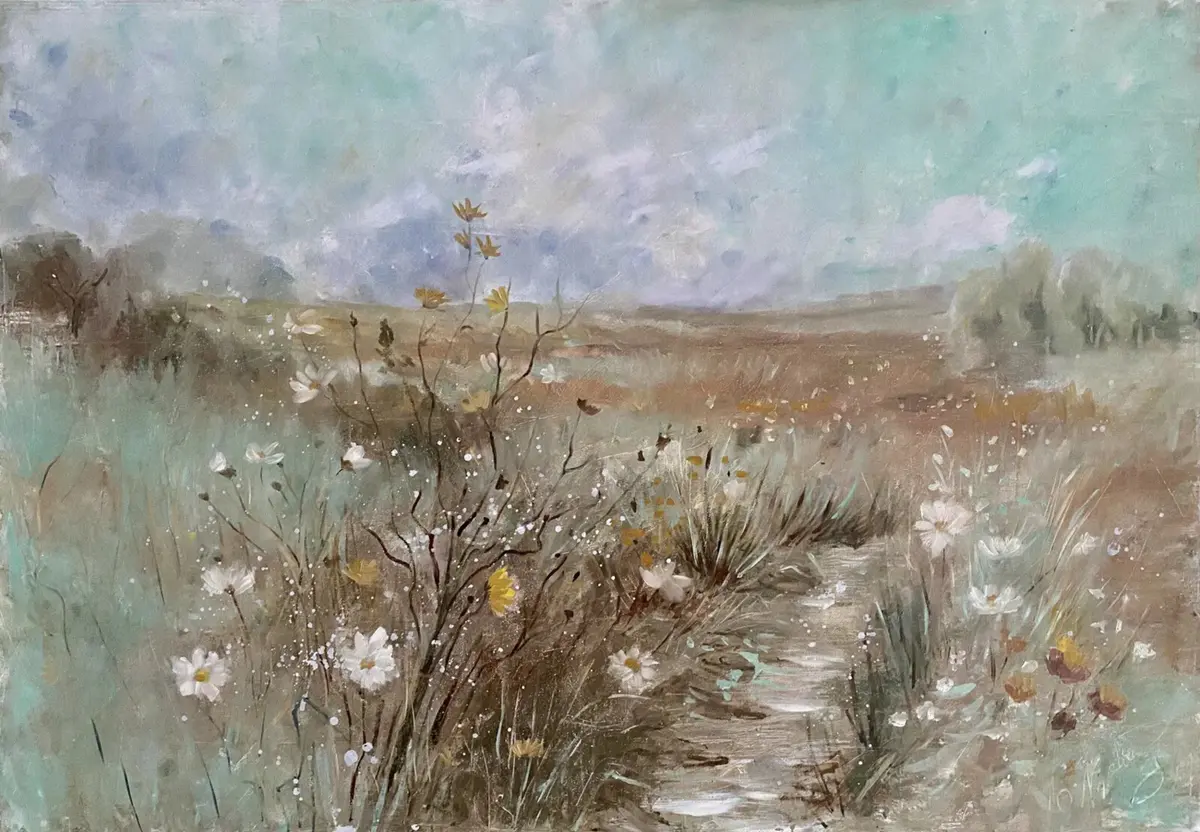 Stig - Olja - Impressionism - 100×70 cm av Selene Caspian