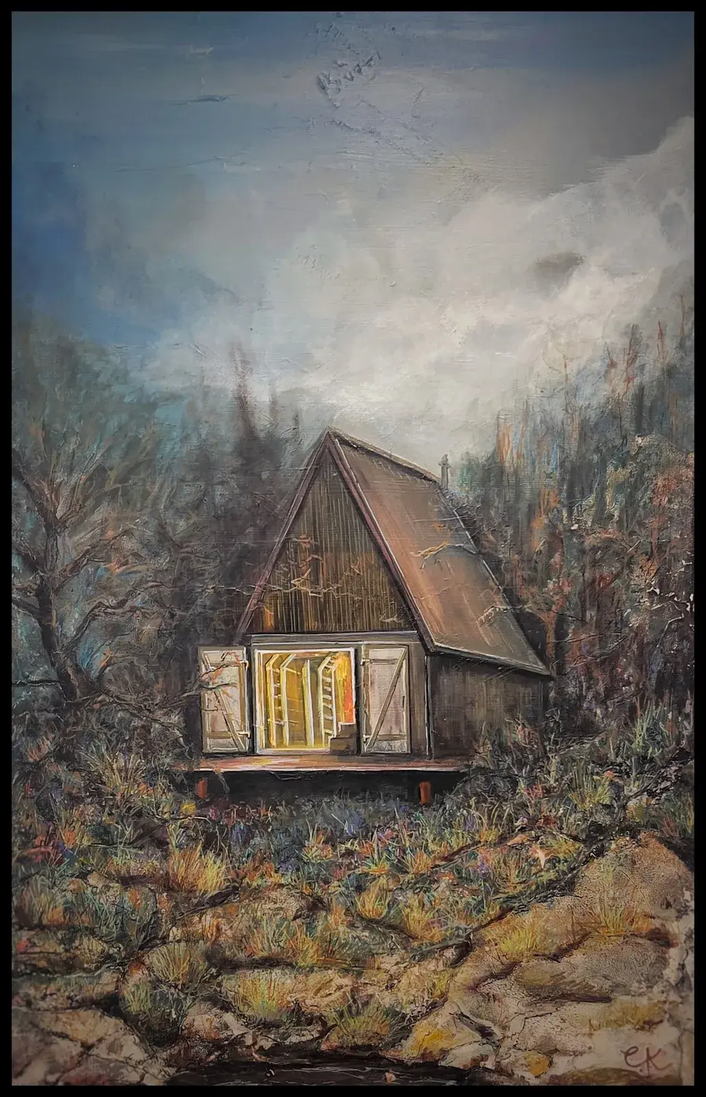 The Hide Out - Blandteknik av KvantART (såld)
