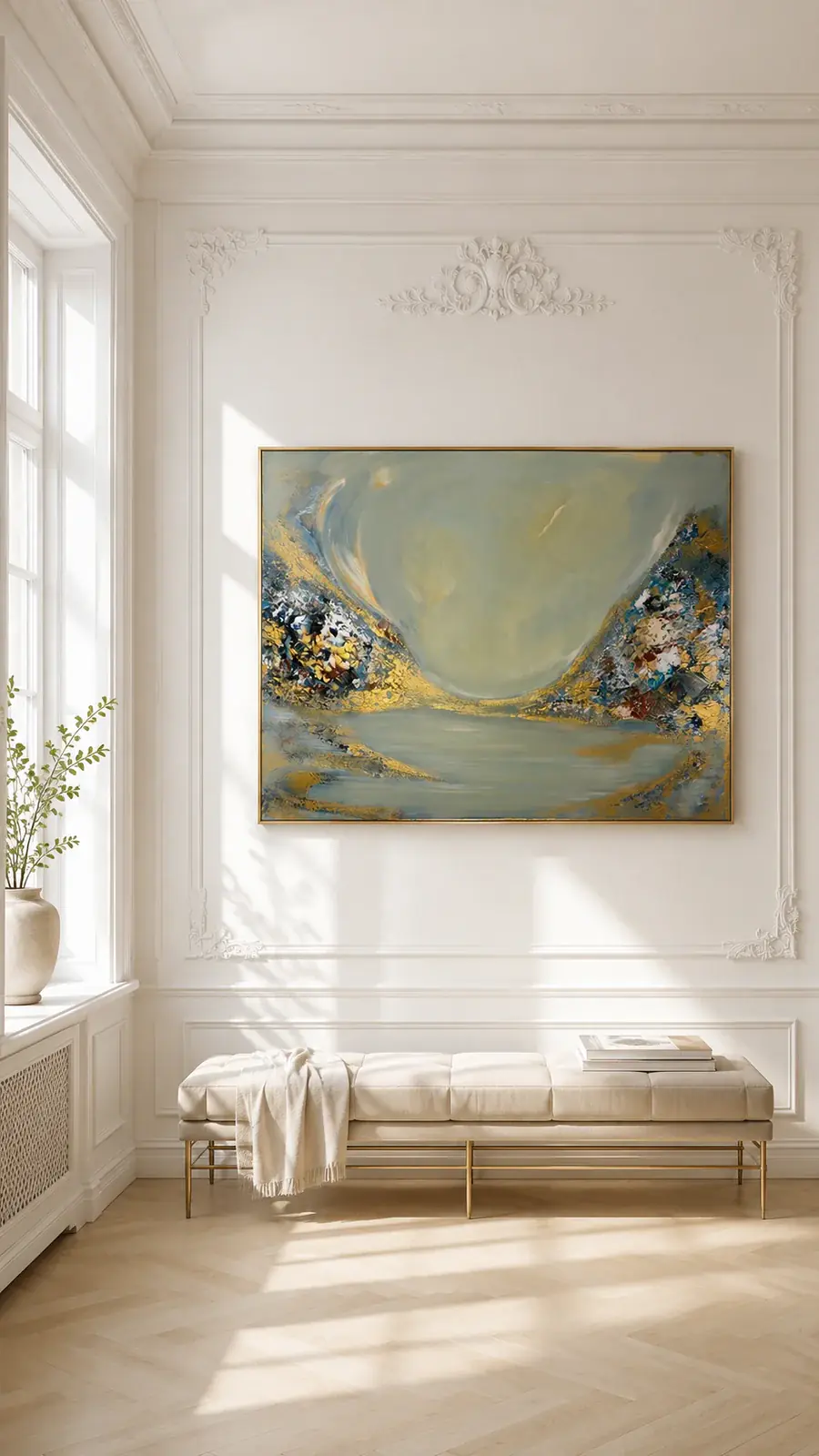 100 x 80 cm - Akryl av Johanna Odder