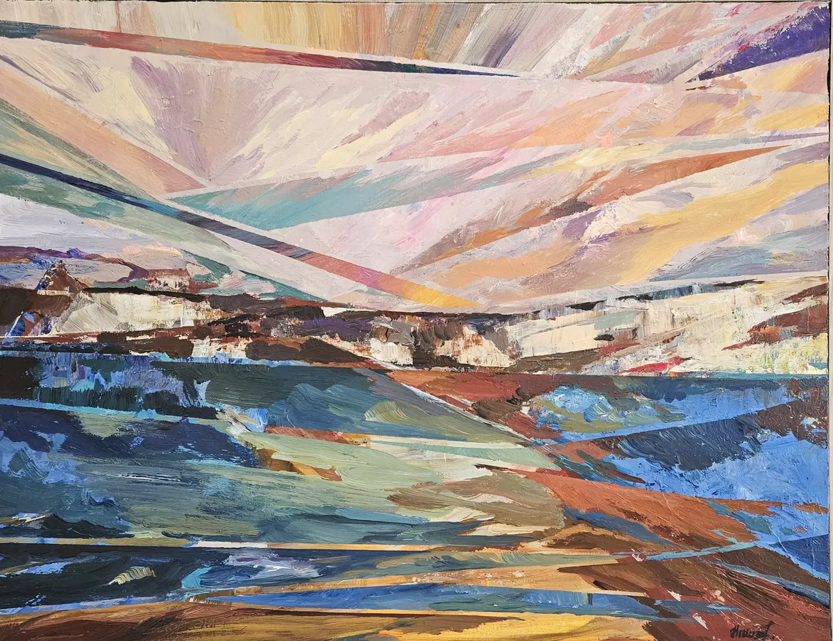 Kaleidoscope of Feelings - Akryl - Abstract - 90×70 cm av Tatiana Hellum