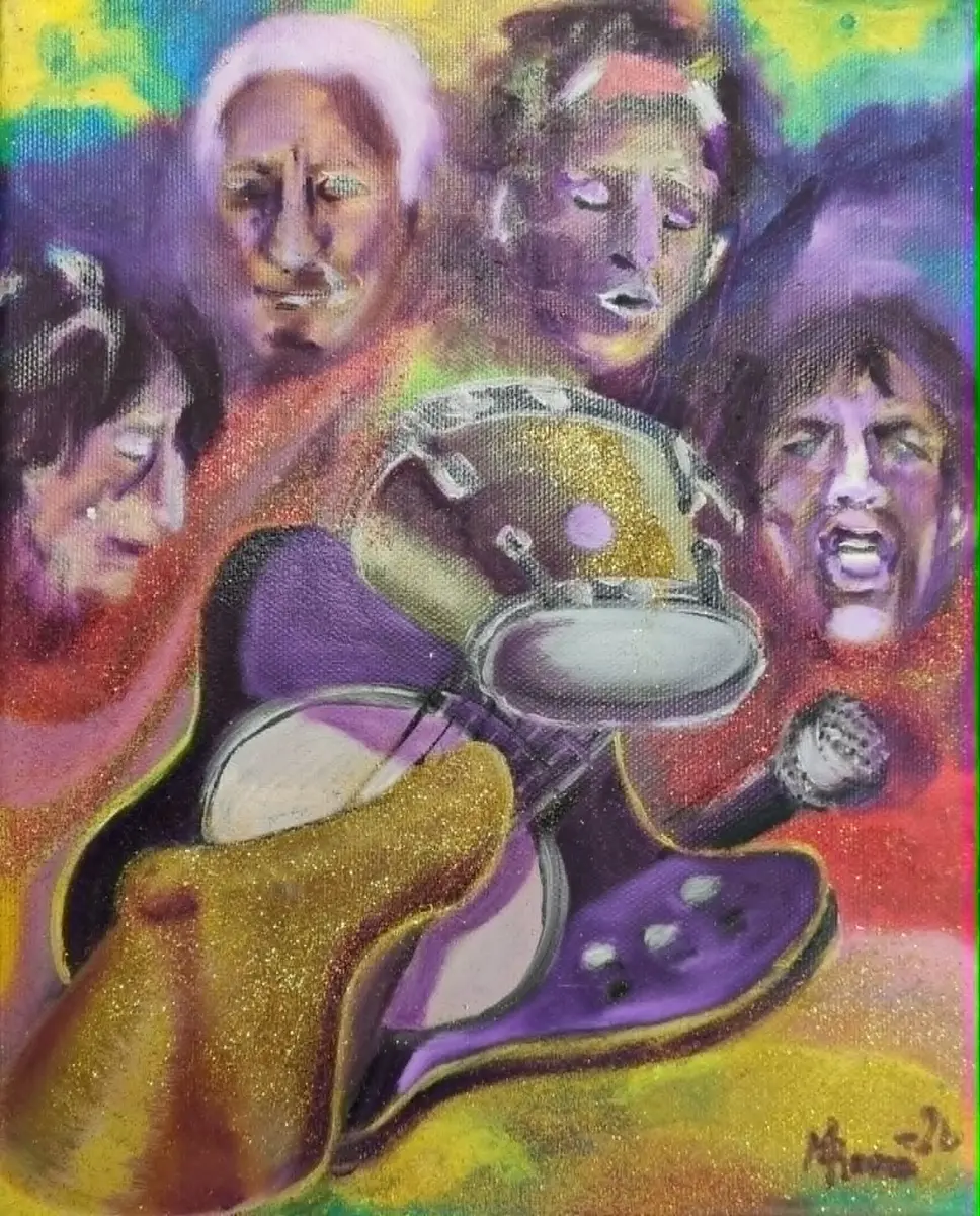 300-26 Rainbow - Olja - Surrealism - 25×30 cm av MRomo