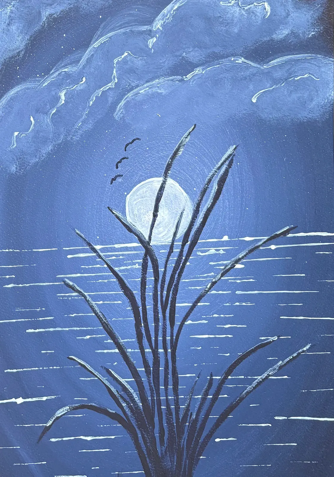 Frost - Akryl av Ann-Christin (Acmpainting) Martinsson