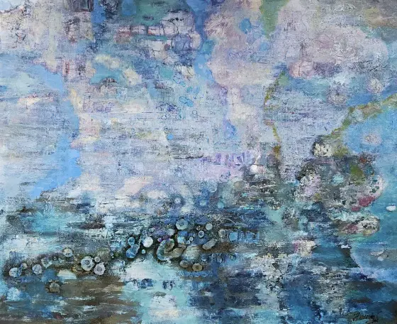 Dream Sediment - Akryl av Tatiana Hellum