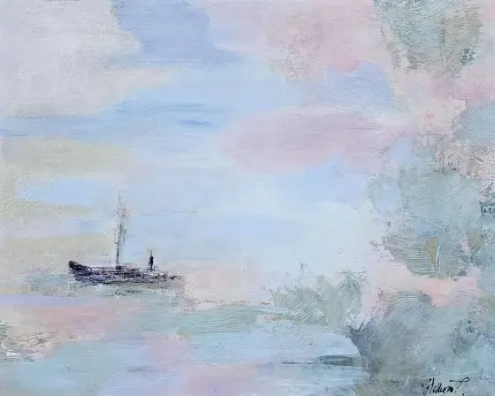 Floating Memories - Akryl av Tatiana Hellum
