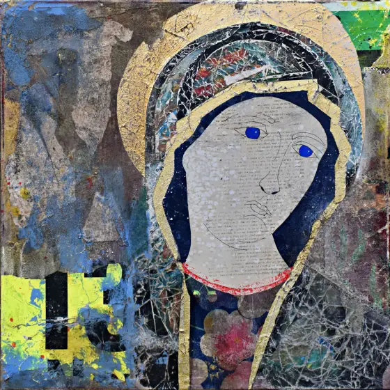 Urban Madonna - Kollage av Lærce Ryhl-Svendsen