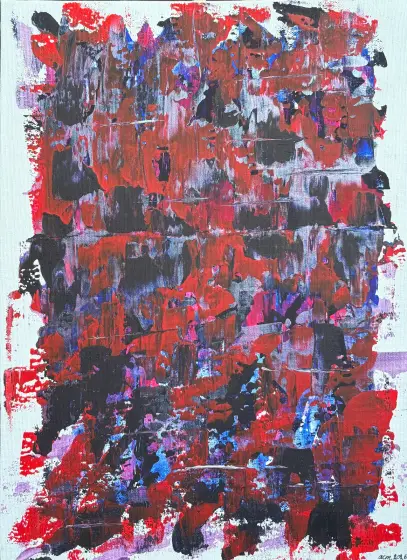 Kaos - Akryl av Ann-Christin (Acmpainting) Martinsson