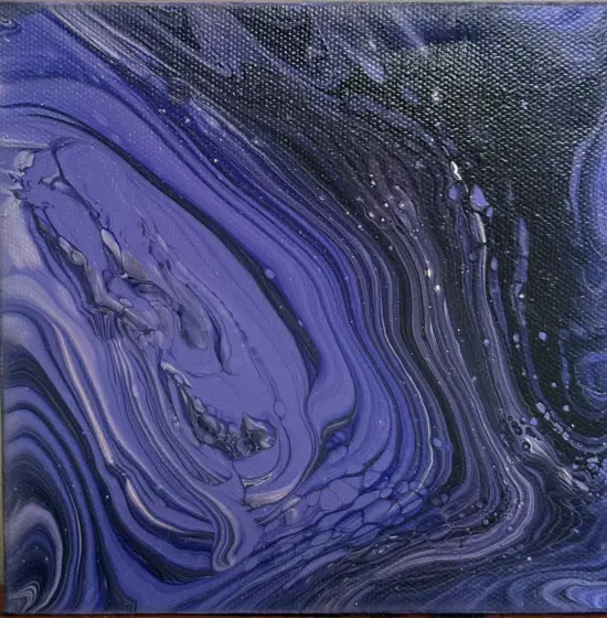 Galaxen - Akryl av Ann-Christin (Acmpainting) Martinsson