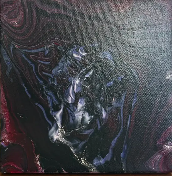 Mörkret - Akryl av Ann-Christin (Acmpainting) Martinsson