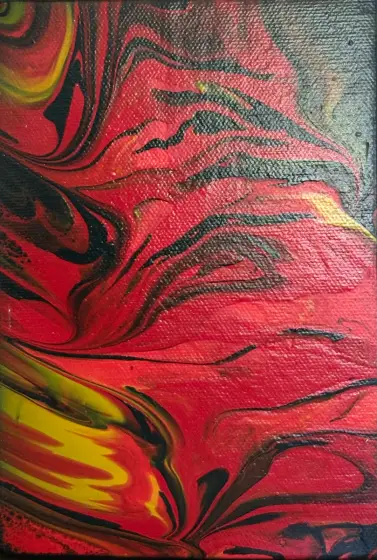 Lavan - Akryl av Ann-Christin (Acmpainting) Martinsson